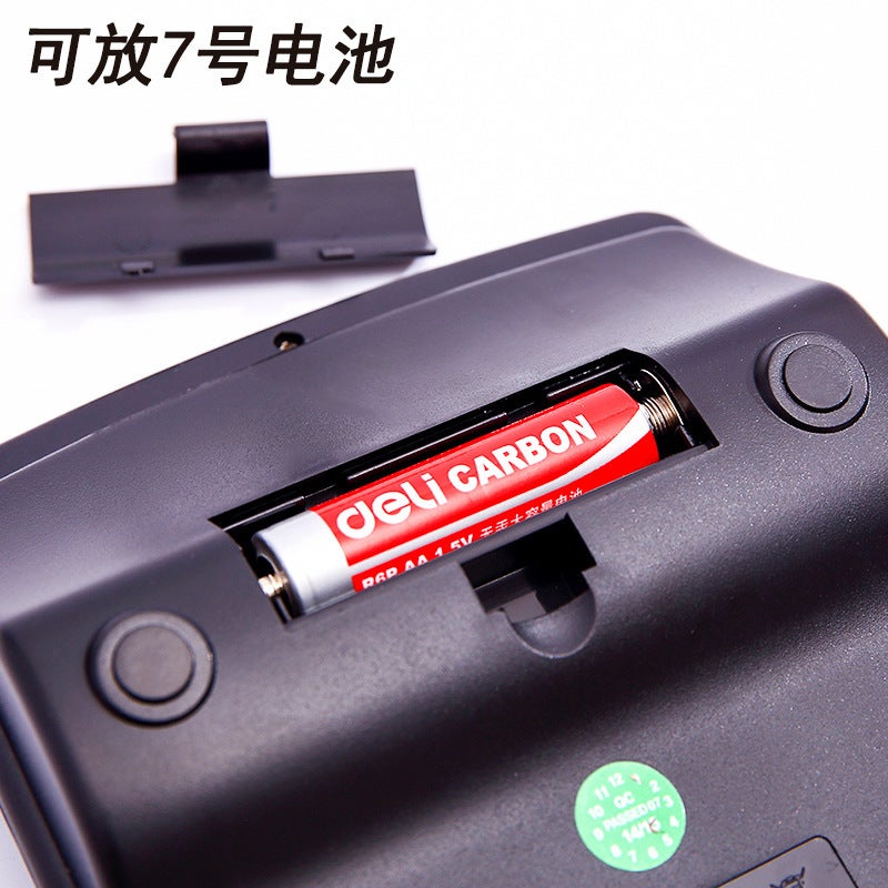 Deli 837Es Calculator 12 Student Finance Accounting Computer With Battery Dual Power Calculator - Image 4